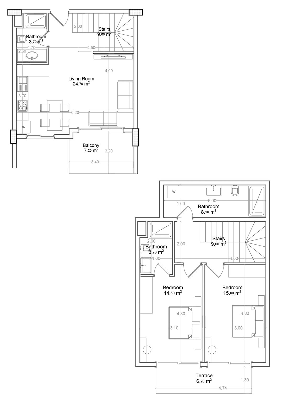 2+1 Apartment for sale in Building A, Yekta Green Life Gazipasa Residence, Gazipasa, Turkey No. 40