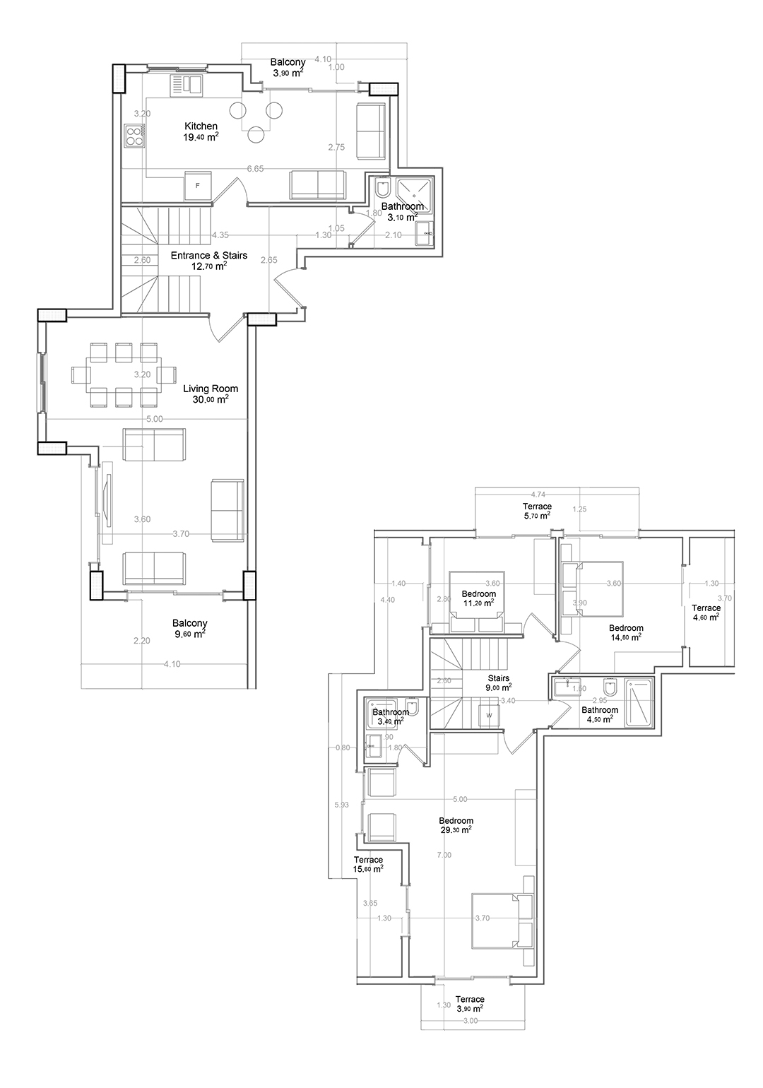 3+1 Duplex for sale in Building A, Yekta Green Life Gazipasa Residence, Gazipasa, Turkey No. 45