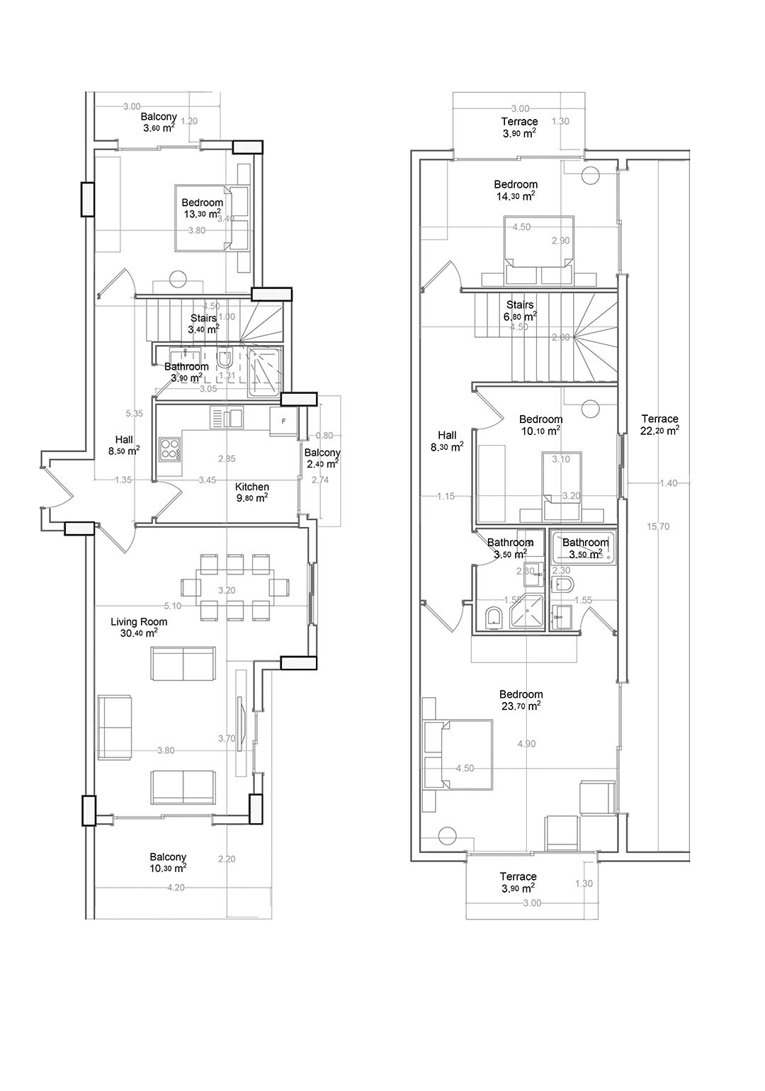 4+1 Duplex for sale in Building B, Yekta Green Life Gazipasa Residence, Gazipasa, Turkey No. 65