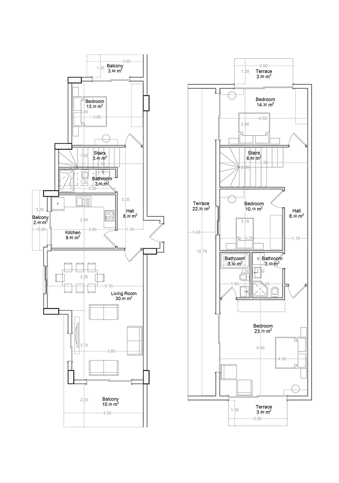 4+1 Duplex for sale in Building B, Yekta Green Life Gazipasa Residence, Gazipasa, Turkey No. 73