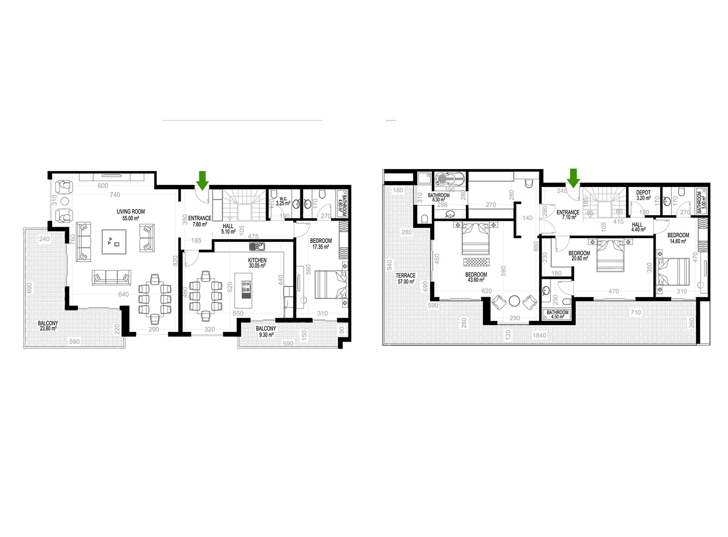 4+1 Duplex for sale in Building A, Yekta Kingdom Premium, Mahmultlar, Alanya, Turkey No. 142