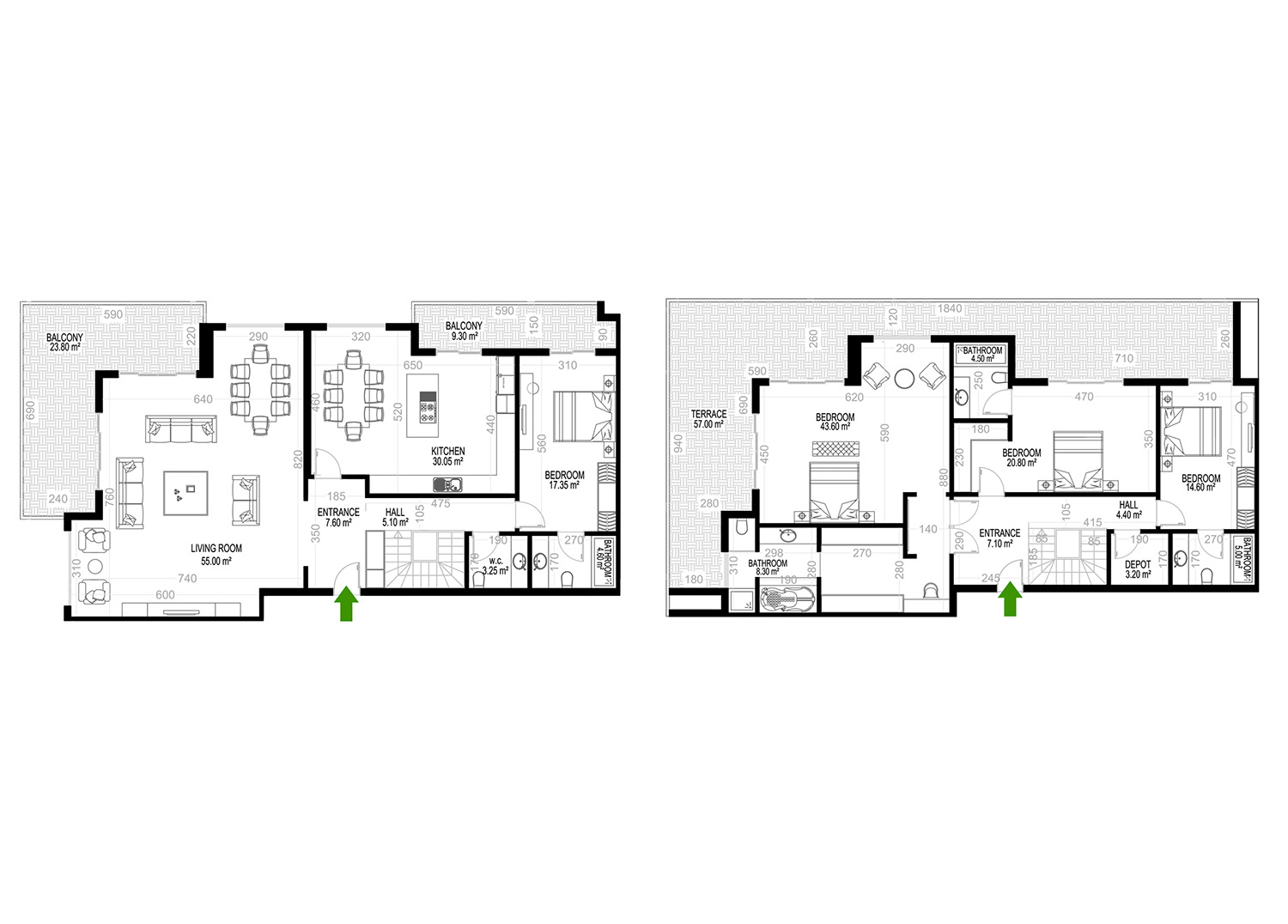 4+1 Duplex for sale in Building A, Yekta Kingdom Premium, Mahmultlar, Alanya, Turkey No. 143