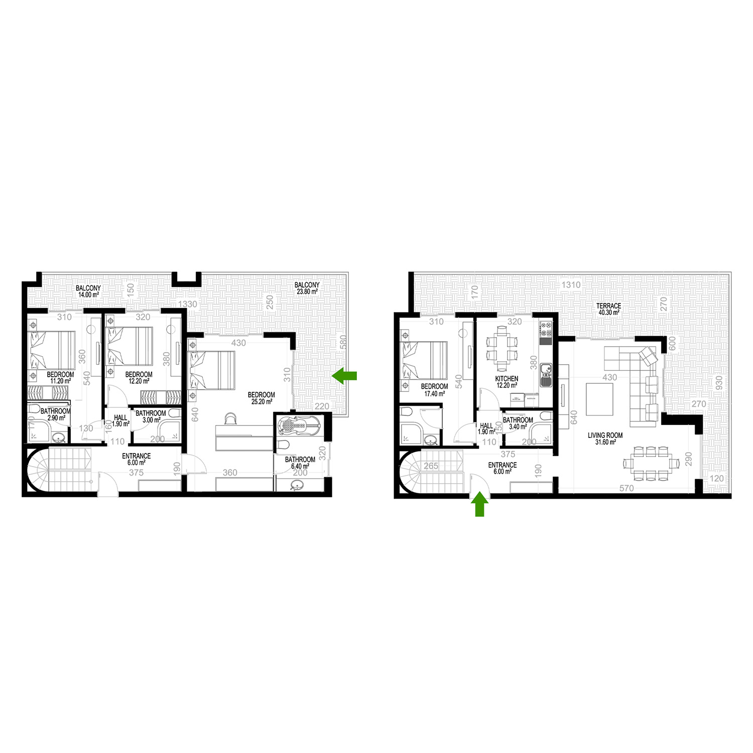 4+1 Duplex for sale in Building B, Yekta Kingdom Premium, Mahmultlar, Alanya, Turkey No. 113