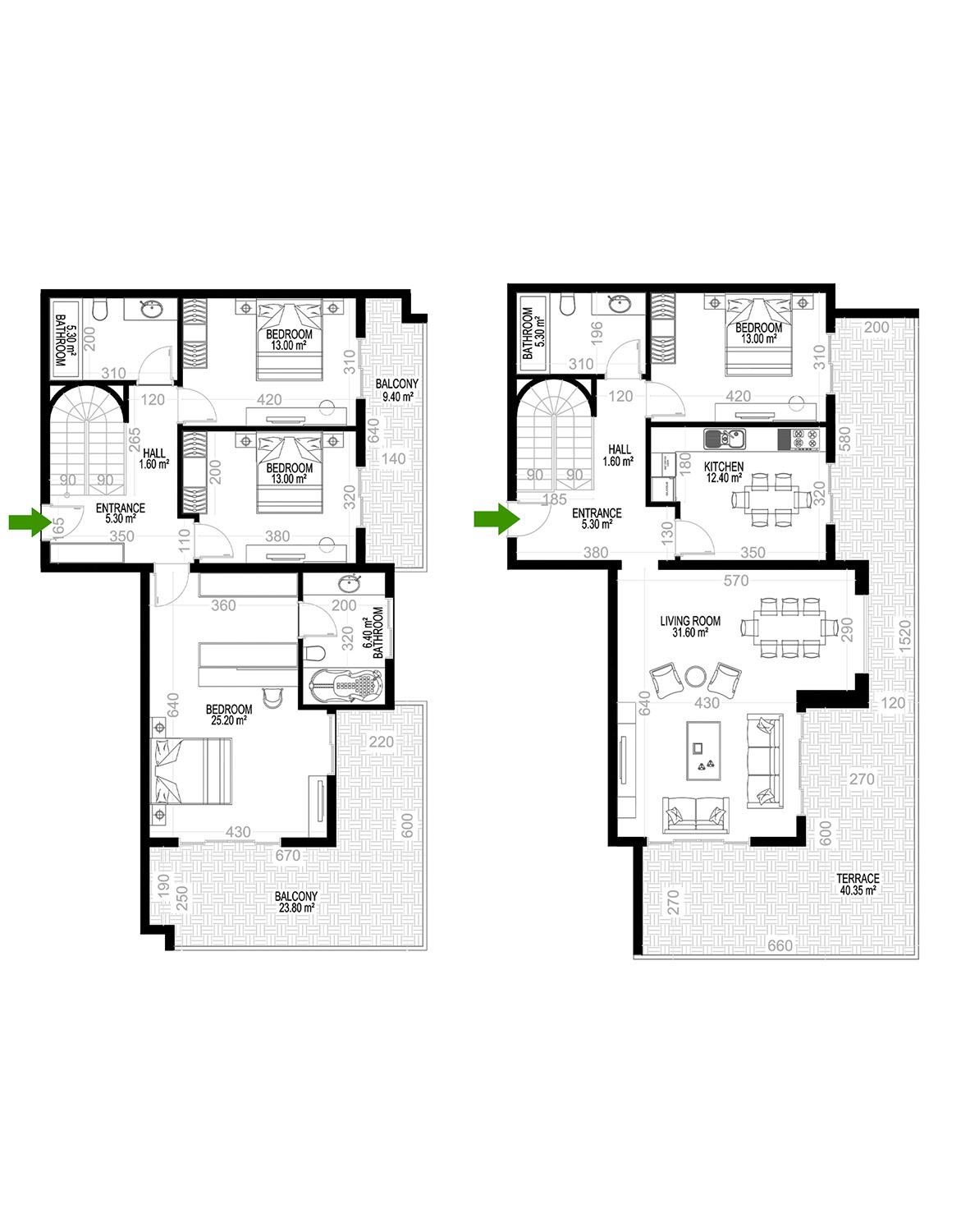 4+1 Duplex for sale in Building E, Yekta Kingdom Premium, Mahmultlar, Alanya, Turkey No. 112