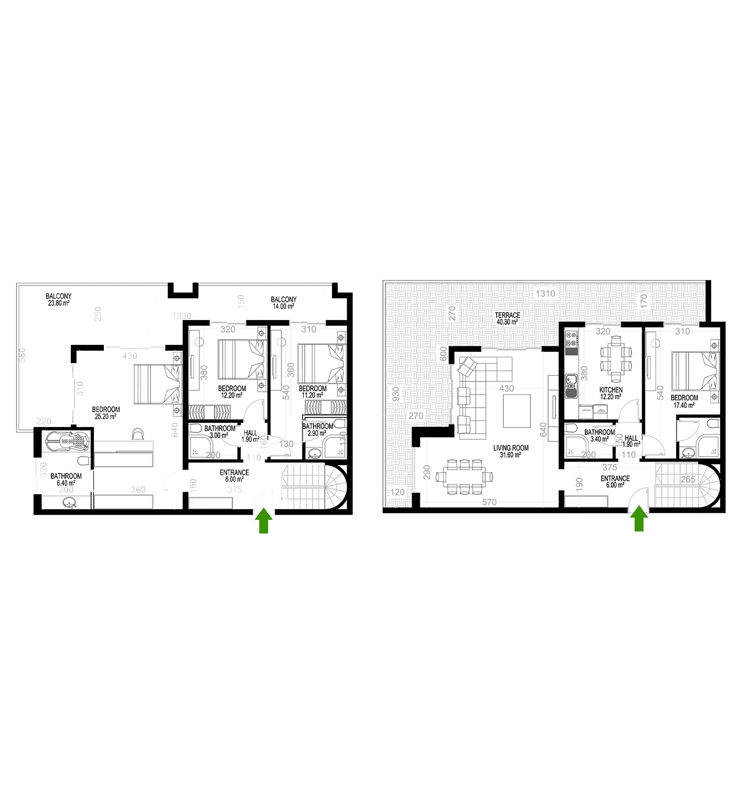 4+1 Duplex for sale in Building E, Yekta Kingdom Premium, Mahmultlar, Alanya, Turkey No. 118