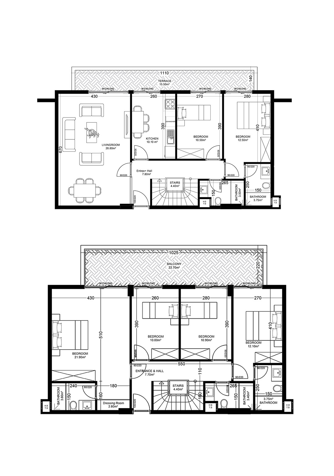 6+1 Duplex for sale in Building C, Yekta Golden Valley, Oba, Alanya, Turkey No. 25