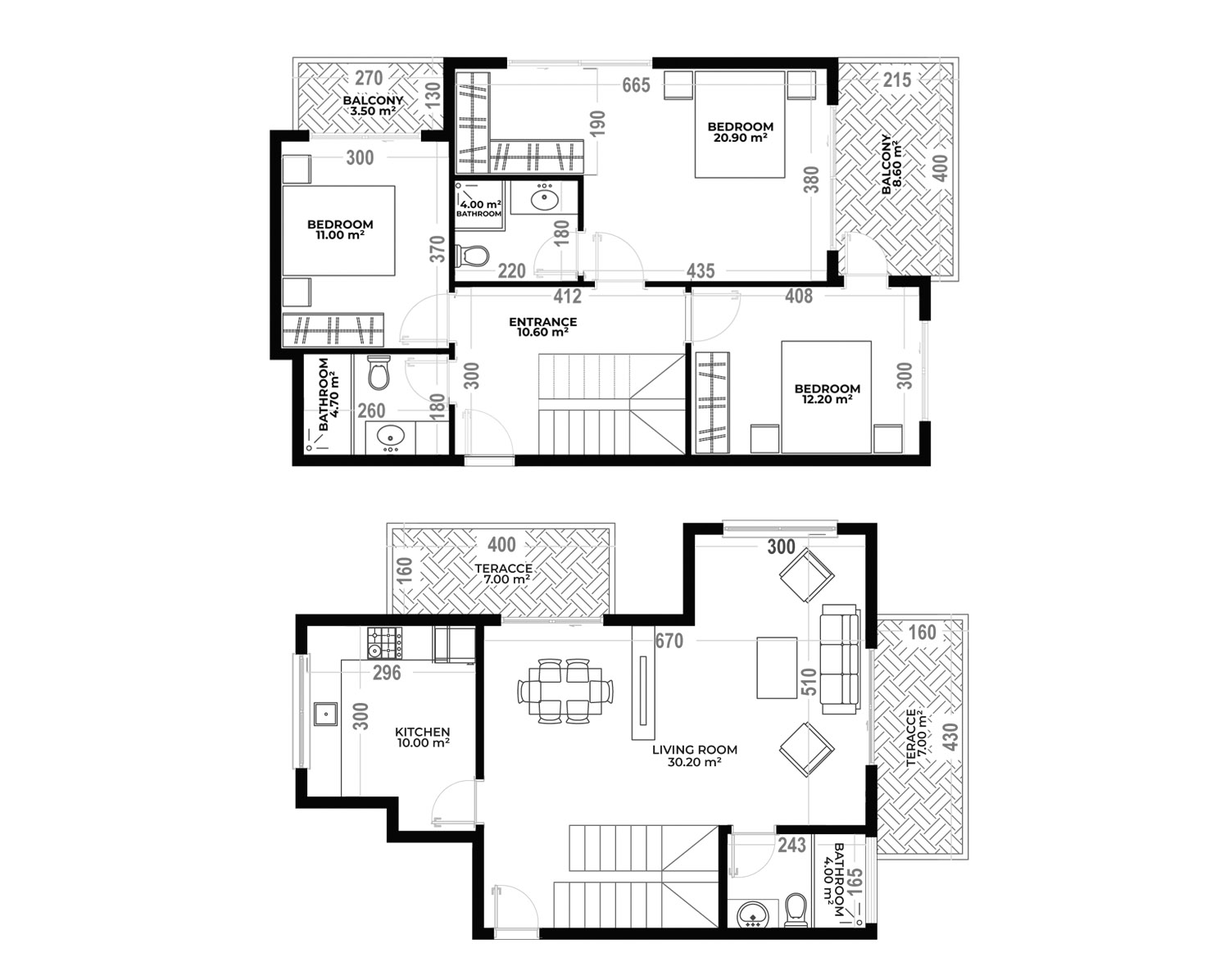 3+1 Duplex for sale in Yekta Royal Club Residence, Alanya, Turkey No. 41