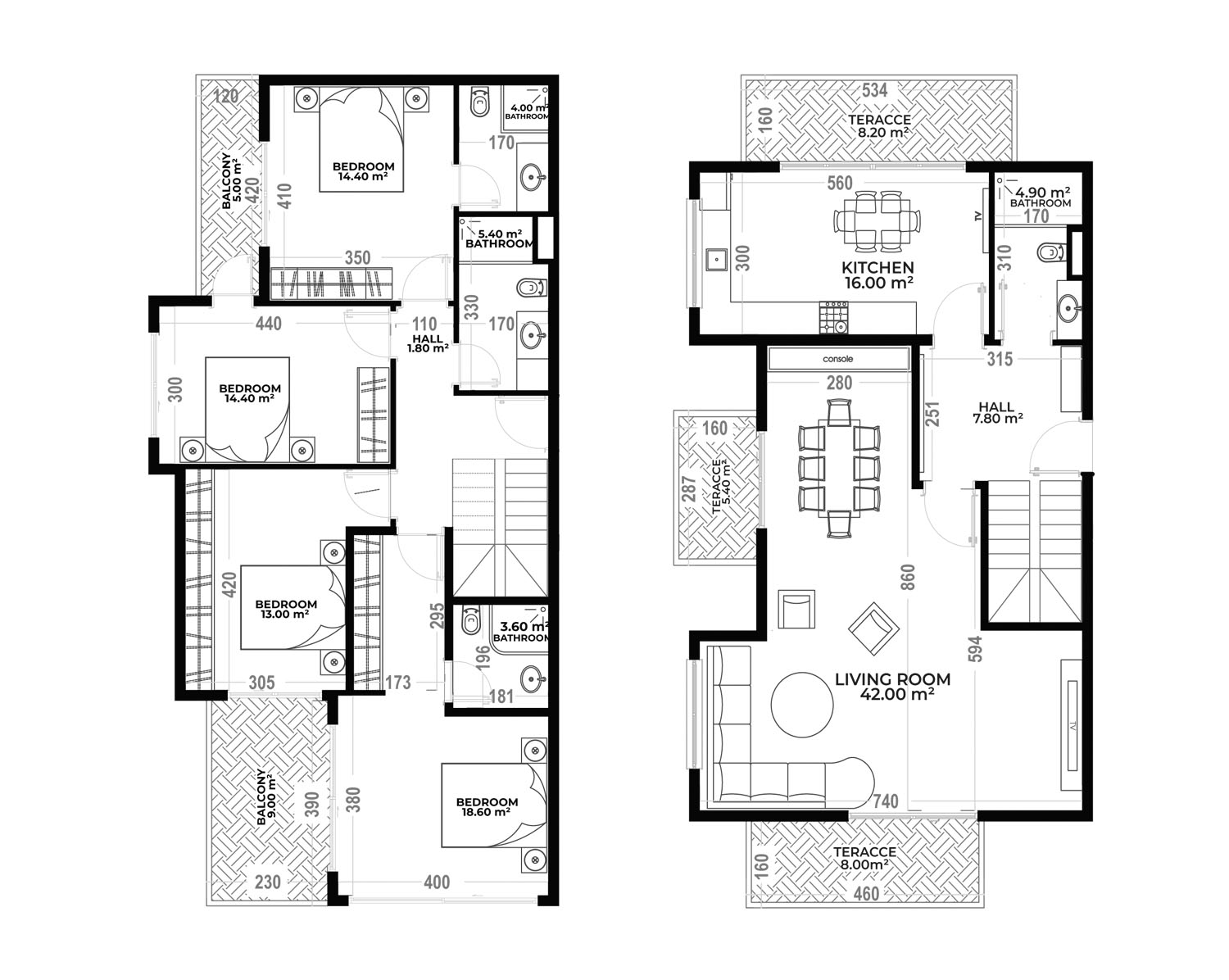 4+1 Duplex for sale in Yekta Royal Club Residence, Alanya, Turkey No. 45