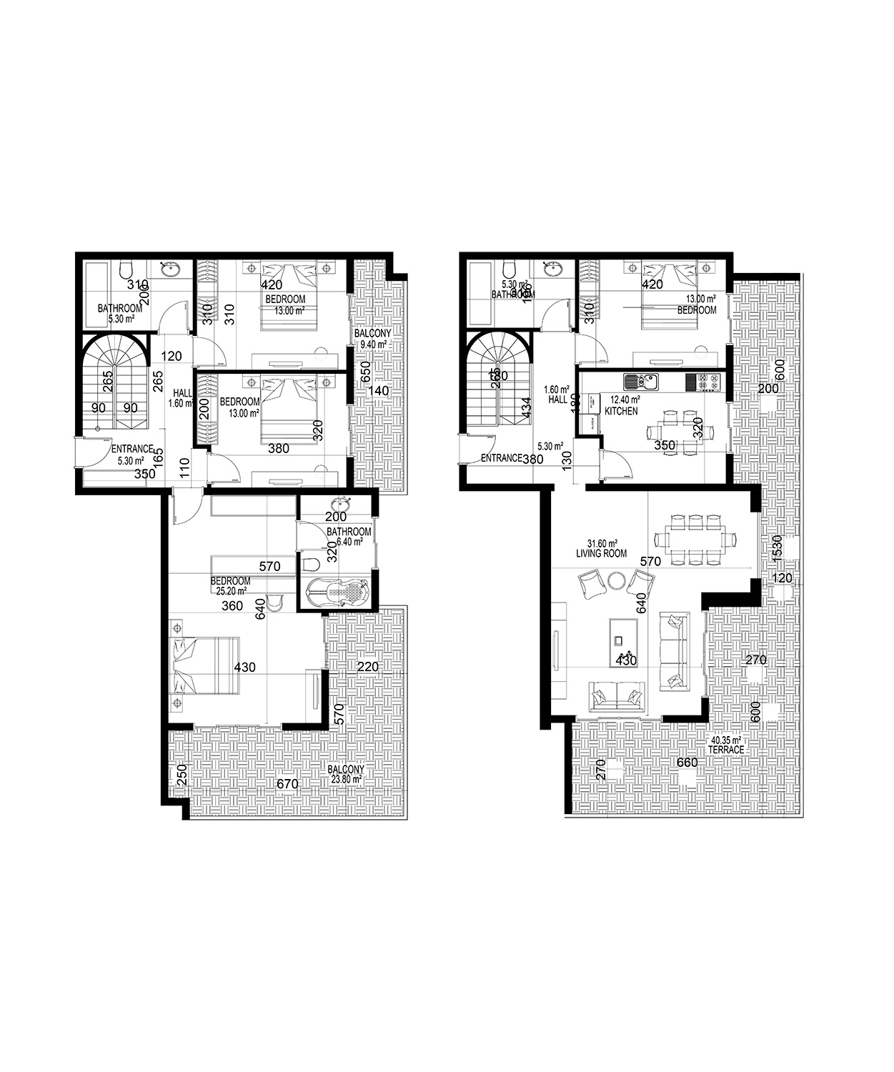 4+1 Duplex for sale in Building C, Yekta Kingdom Premium, Mahmultlar, Alanya, Turkey No. 164