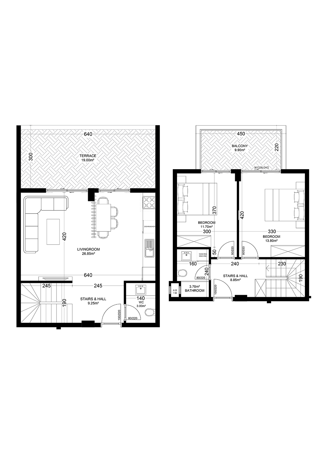 2+1 Apartment for sale in Building E, Yekta Golden Valley, Oba, Alanya, Turkey No. 2