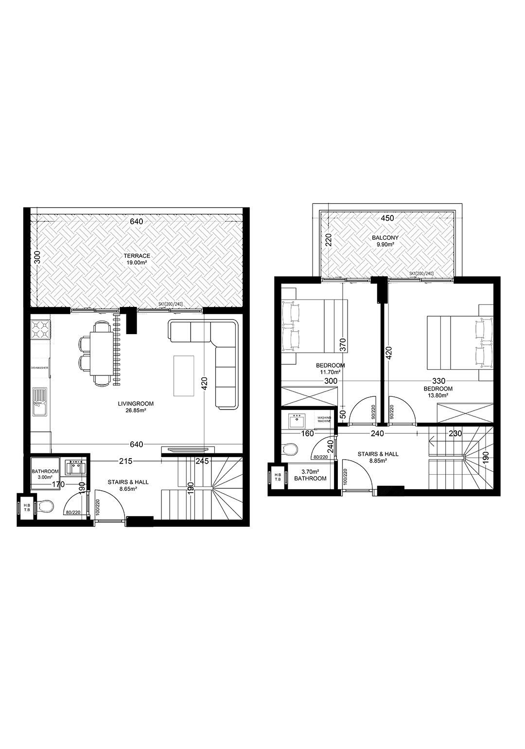 2+1 Apartment for sale in Building D, Yekta Golden Valley, Oba, Alanya, Turkey No. 4