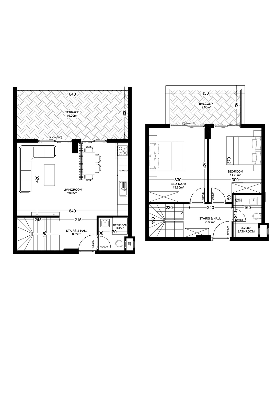 2+1 Apartment for sale in Building D, Yekta Golden Valley, Oba, Alanya, Turkey No. 5