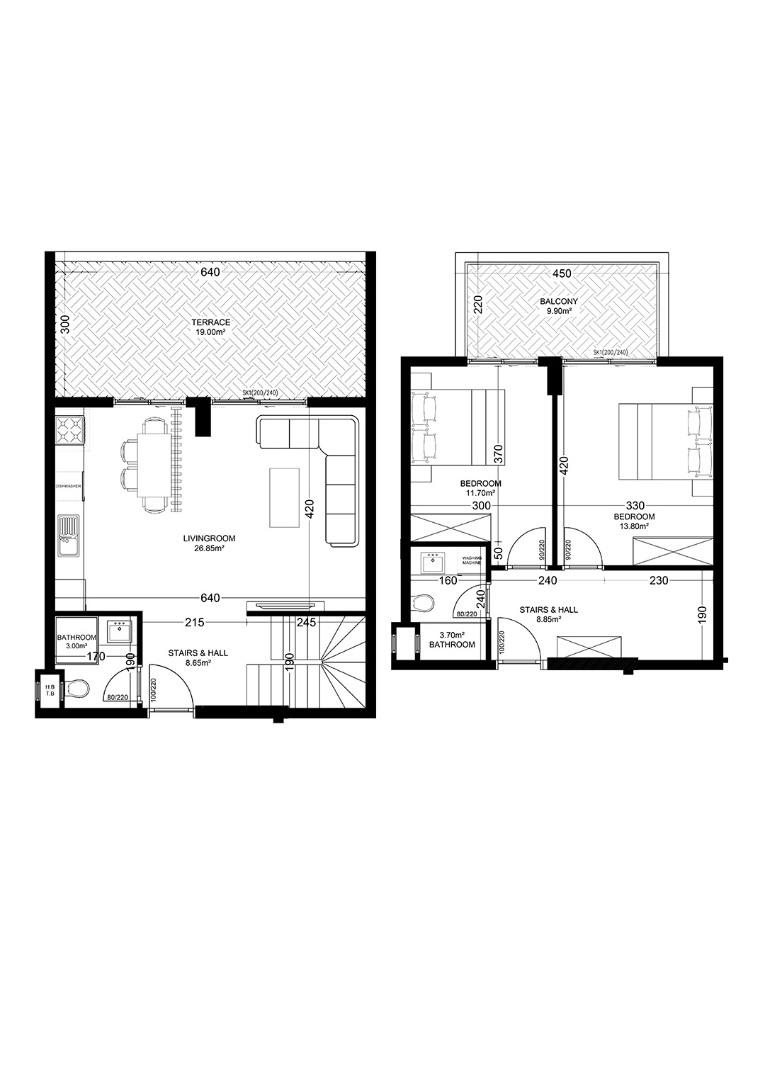 2+1 Apartment for sale in Building D, Yekta Golden Valley, Oba, Alanya, Turkey No. 6