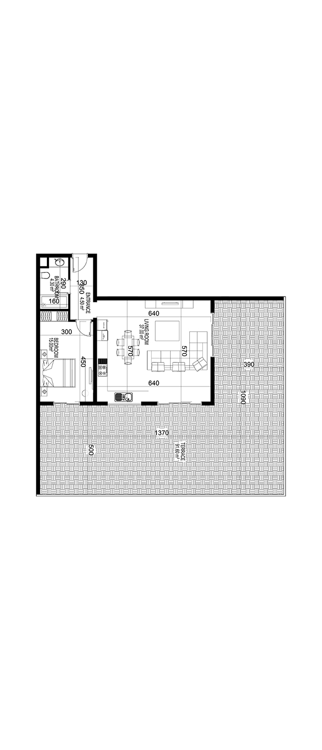 1+1 Apartment for sale in Building C, Yekta Kingdom Premium, Mahmultlar, Alanya, Turkey No. 4