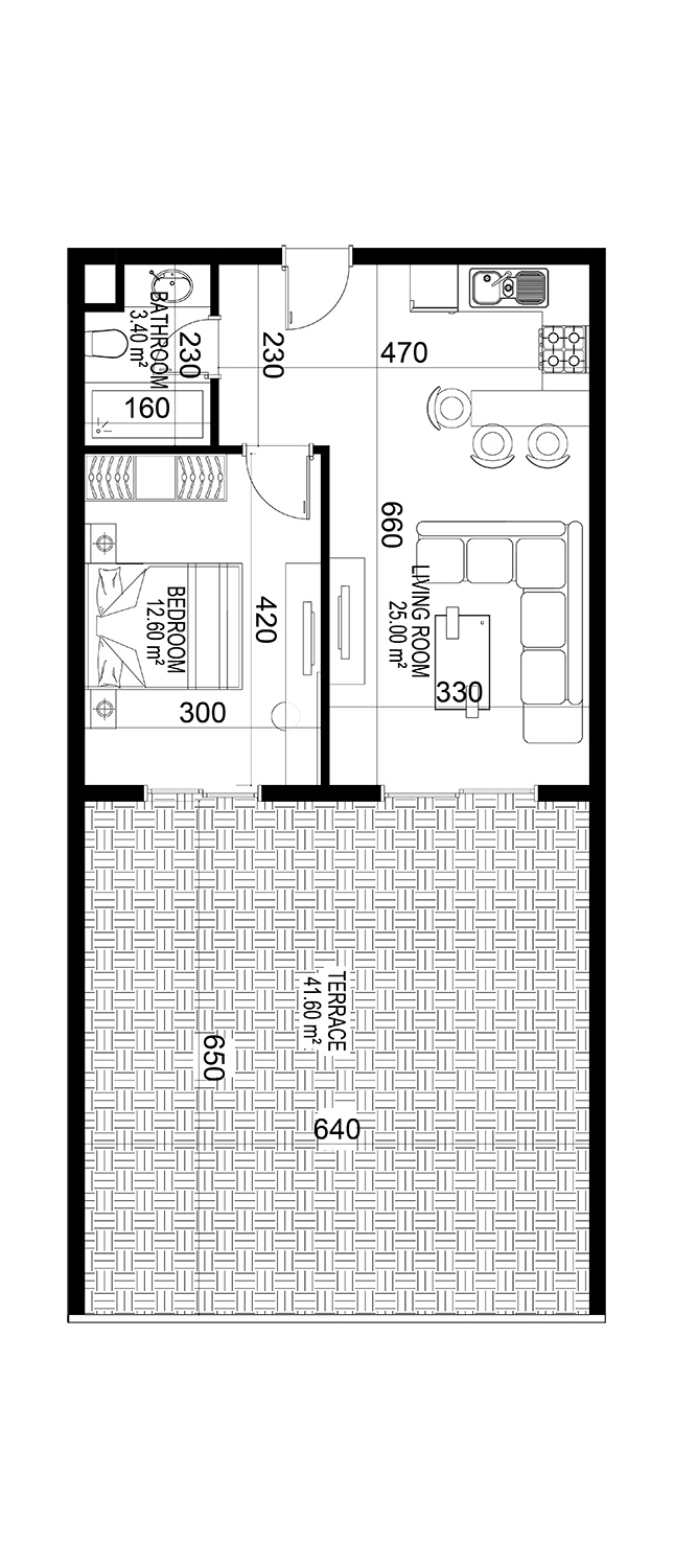 1+1 Apartment for sale in Building C, Yekta Kingdom Premium, Mahmultlar, Alanya, Turkey No. 9